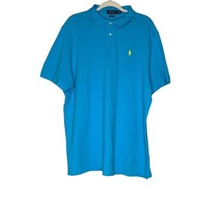 Polo Ralph Lauren‎ Classic Fit Aqua short sleeve polo shirt. Size XXL/TTG